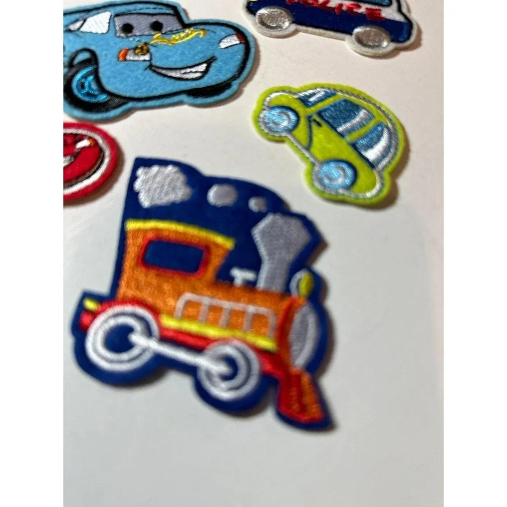 Cars Lot of 5 Patches Disney Pixar Lightning McQueen  Embroidered